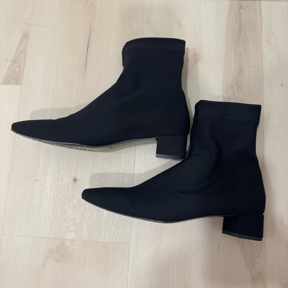 Pedro Garcia Women's Idoia Black Stretch Sock Block Heel Boots Women EU 40/US 10 - Picture 12 of 14